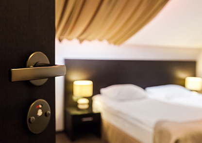 Adviezen kiezen Hotel slaapkamer intieme sfeer