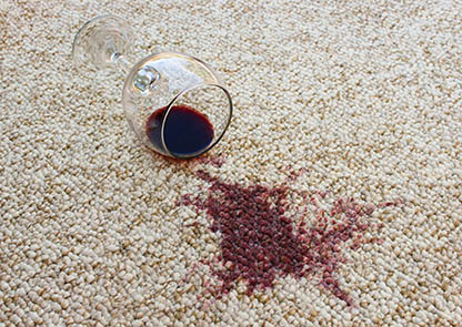 Adviezen onderhoud huis wijnvlek vloerbedekking